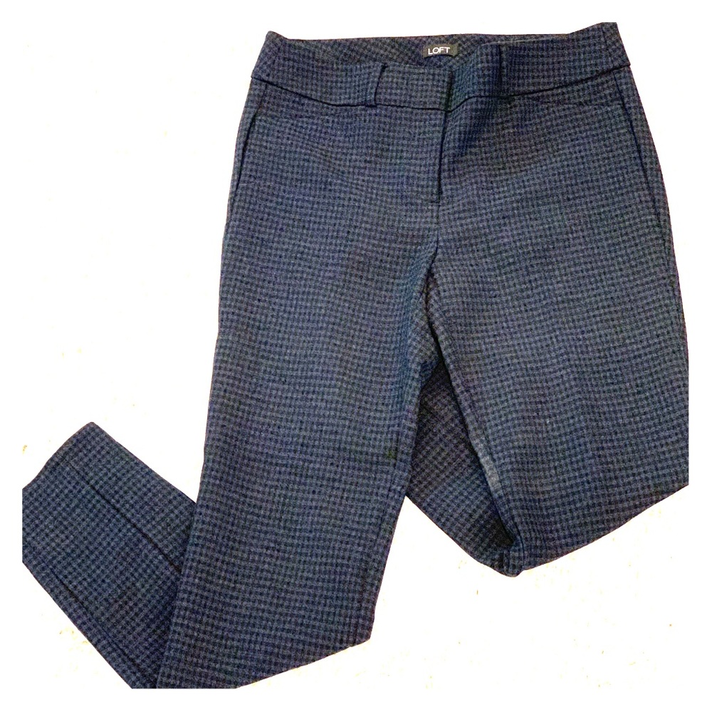 Pre-owned Loft Skinny Button Pants in Marissa Fit